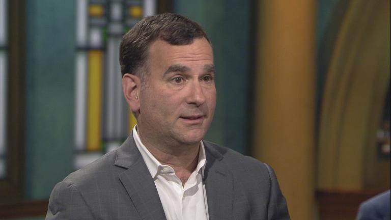 Chicago White Sox general manager Rick Hahn appears on “Chicago Tonight” on Monday, Jan. 27, 2020. (WTTW News)