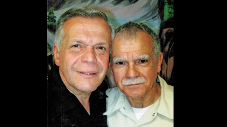 Jose López, left, and Oscar López Rivera (Courtesy of Jose López)