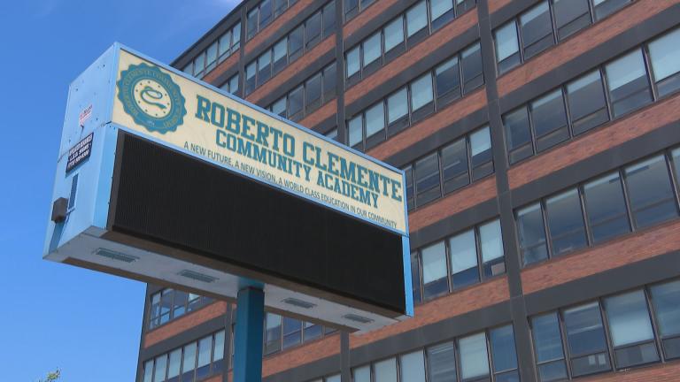 Roberto Clemente Community Academy in Chicago. (WTTW News)