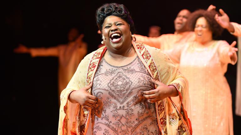 Robin DaSilva as Mahalia Jackson (Credit: Michael Courier)