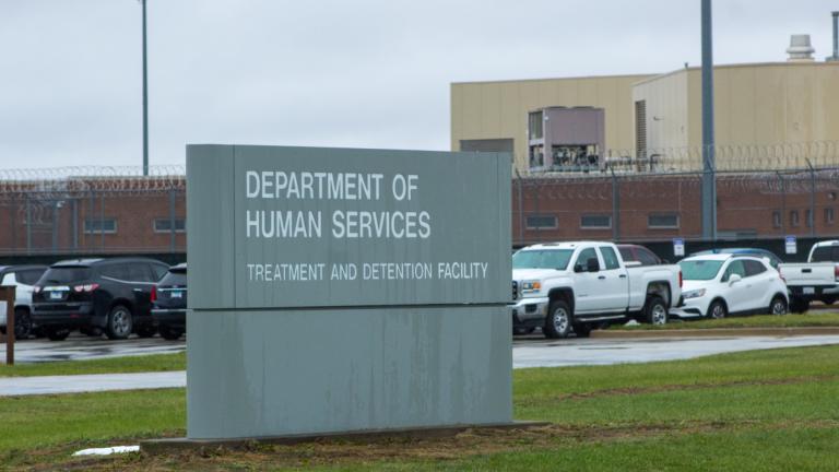 The Treatment and Detention Facility in Rushville, Ill., houses those who are held under the Sexually Violent Persons Commitment Act, which commits people after they’ve already served a prison sentence for a sex offense. (Blair Paddock / WTTW News)