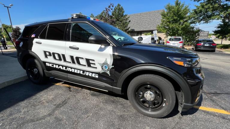 A village of Schaumburg police cart is pictured. (Village of Schaumburg)