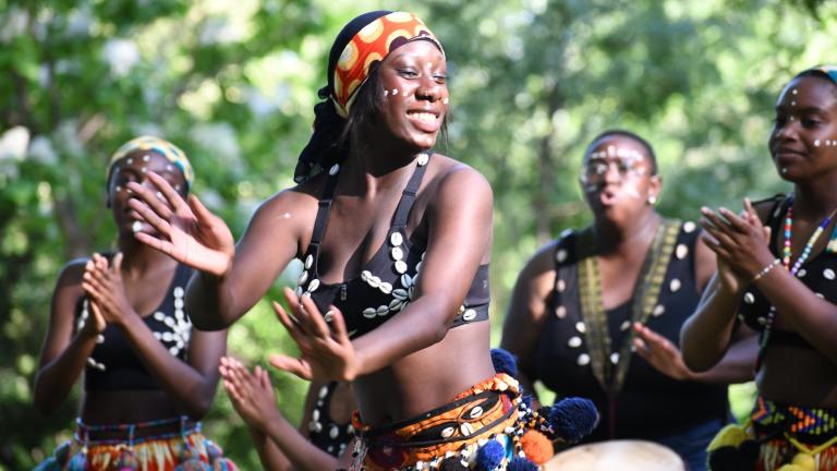 A performance from Ayodele Drum and Dance. (Frank Konrath)