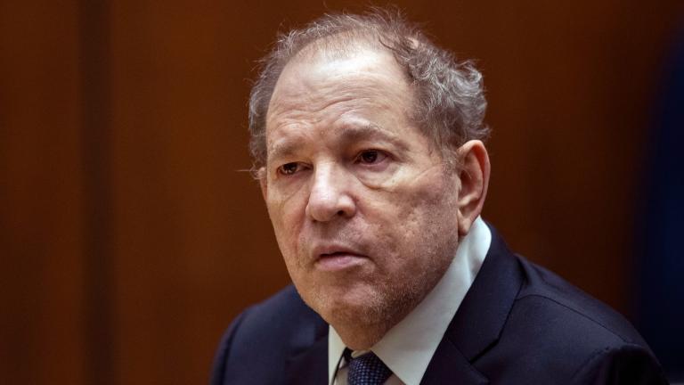 Former film producer Harvey Weinstein appears in court in Los Angeles, Oct. 4 2022. (Etienne Laurent / Pool Photo via AP, File)