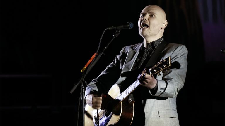 In this Saturday, March 26, 2017 file photo, Billy Corgan of the Smashing Pumpkins performs at The Theatre at Ace Hotel in Los Angeles. (Photo by Chris Pizzello / Invision / AP, File) 