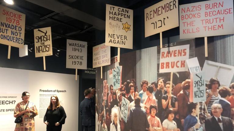 Experience360, the first satellite location for the Illinois Holocaust Museum and Education Center, opens to the public Tuesday. (Marc Vitali / WTTW News)