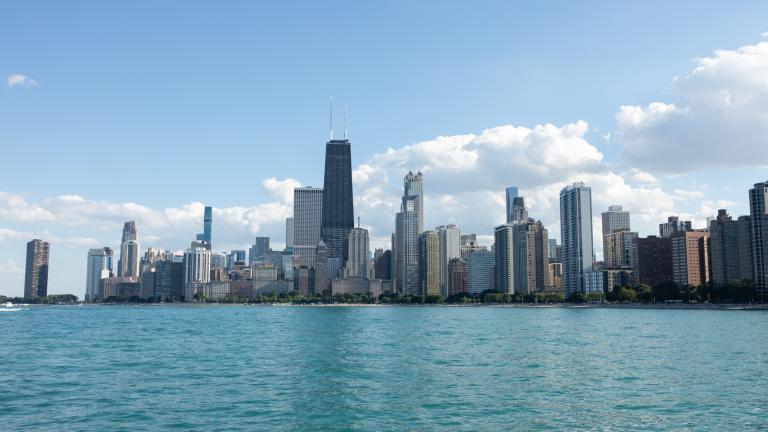 Chicago skyline. 