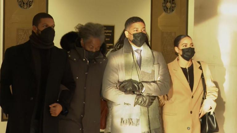 Jussie Smollett is found guilty on five out of six counts of lying to police, filing a false police report and disorderly conduct in his hate-crime hoax case. (WTTW News via CNN)