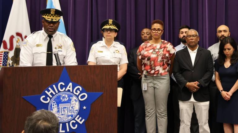 Chicago Police Superintendent Larry Snelling speaks at a news conference on June 21, 2024. (Chicago Police Department)