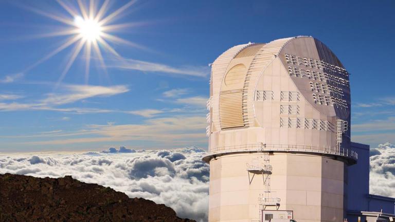 The Daniel K. Inouye Solar Telescope (Photo courtesy of NSO / NSF / AURA)
