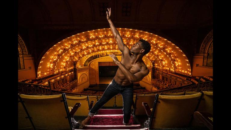 Alvin Ailey American Dance Theater’s Solomon Dumas (Photo by Todd Rosenberg)