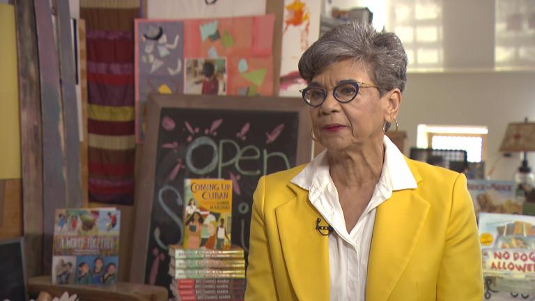 Sonia Manzano appears on "Chicago Tonight" on May 15, 2025. (WTTW News)
