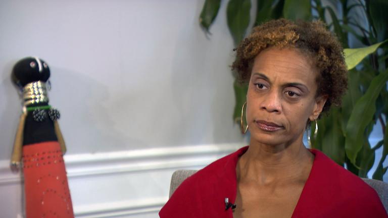 Sonya Anderson speaks with Brandis Friedman about the fatal shooting of her stepson Miles Thompson. (WTTW News)