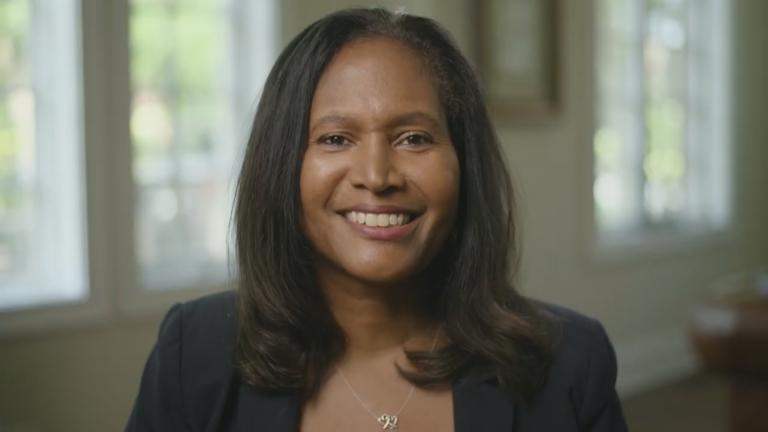 A shot from a new campaign video released by Ald. Sophia King. (Friends of Sophia King)