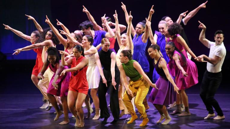 The South Chicago Dance Theatre performs “Memoirs of Jazz in the Alley.” (Andy Argyrakis)