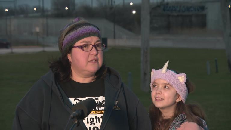 Marcie Pedraza of the Southeast Side Environmental Task Force (WTTW News)