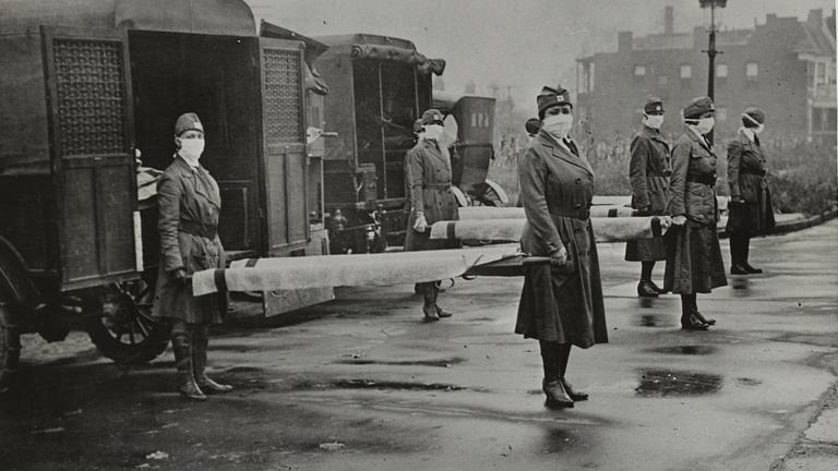 The Spanish flu pandemic (Library of Congress)
