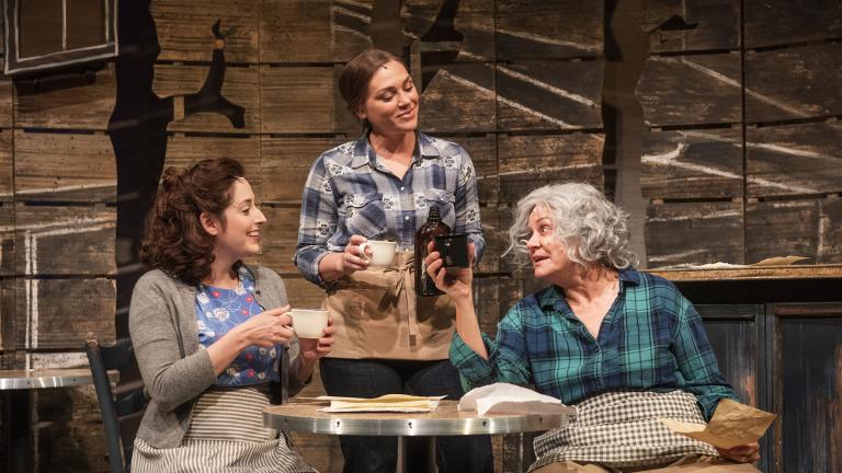 From left: Dara Cameron, Jacqulyne Jones and Catherine Smitko in “The Spitfire Grill.” (Photo by Michael Brosilow)