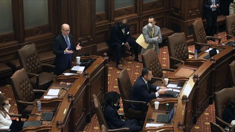 State lawmakers held the second special session of the summer, the clean energy bill was on the agenda. Senate President Don Harmon spoke on the bill Tuesday. (WTTW News)