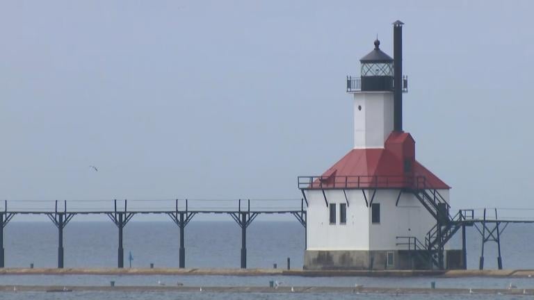 A scene from St. Joseph, Michigan, on Thursday, May 28, 2020. (WTTW News)
