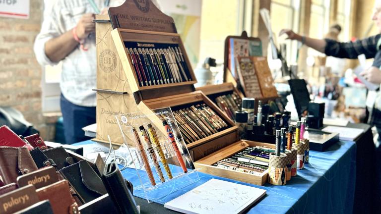 The stationery market is booming, as seen at Chicago’s first ever Stationery Fest in March. (Patty Wetli / WTTW News)