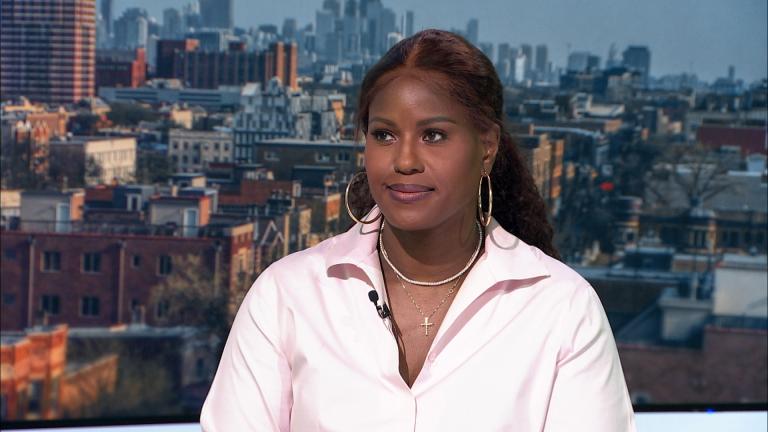 Chicago Teachers Union President Stacy Davis Gates on the July 28, 2026, episode of "Chicago Tonight." (WTTW News)
