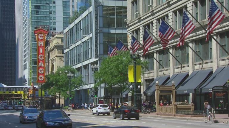 State Street in Chicago (WTTW News)