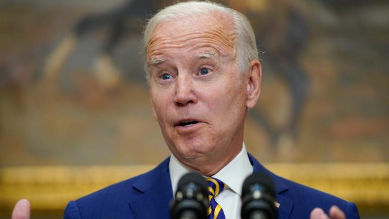 President Joe Biden speaks about student loan debt forgiveness in the Roosevelt Room of the White House, Aug. 24, 2022, in Washington. (AP Photo / Evan Vucci, File)