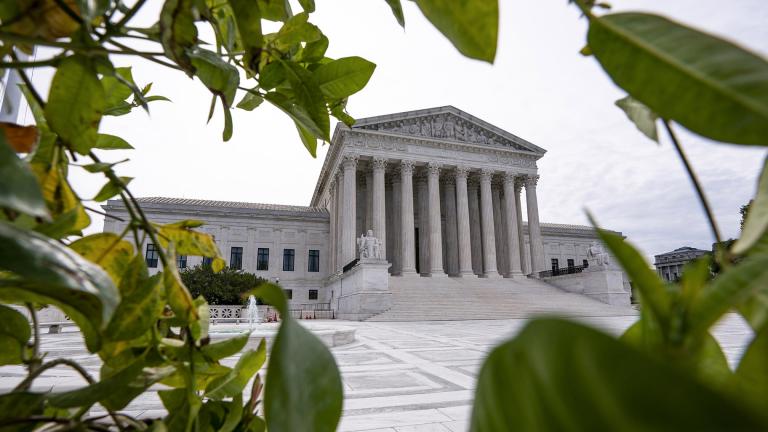 The Supreme Court is seen in Washington, early Monday, June 15, 2020. (AP Photo / J. Scott Applewhite)