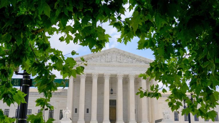 The U.S. Supreme Court is seen Monday, June 29, 2026, in Washington. (AP Photo / Mariam Zuhaib)