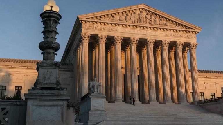 The Supreme Court is seen at sundown in Washington, Nov. 6, 2020. (AP Photo / J. Scott Applewhite, File)
