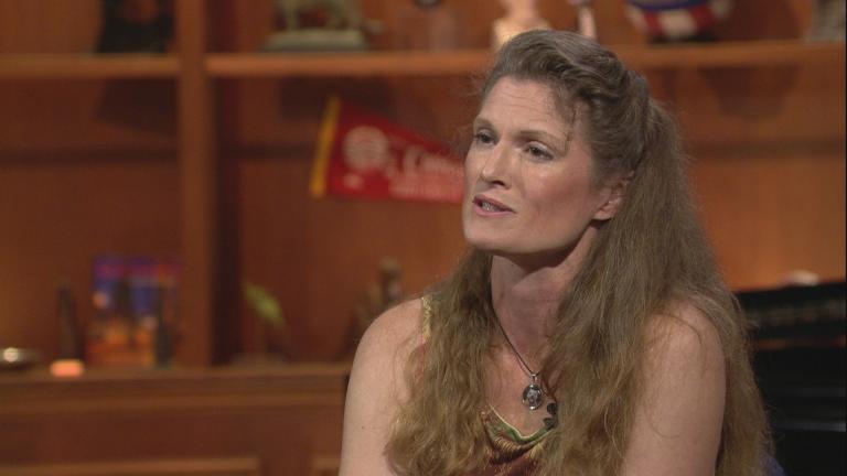 Susan Russell appears on “Chicago Tonight” on July 12, 2018.