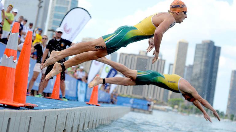 2014 ITU World Triathlon Chicago (Delly Carr / ITU Media)