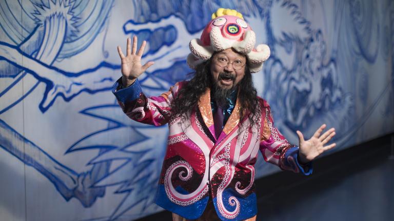 Takashi Murakami (Maria Ponce Berre, © MCA Chicago)