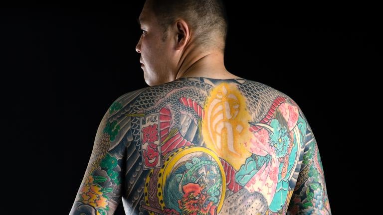 Japanese irezumi by Horiyoshi (© Martin Hladik / Courtesy of The Field Museum)