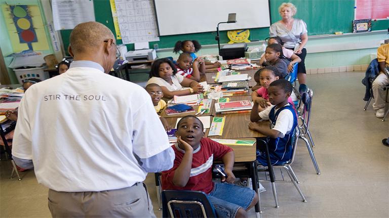 The wage gap between teachers and other college grads has grown to a record 17 percent, a new study released this week has found. (Chicago 2016 / Flickr)