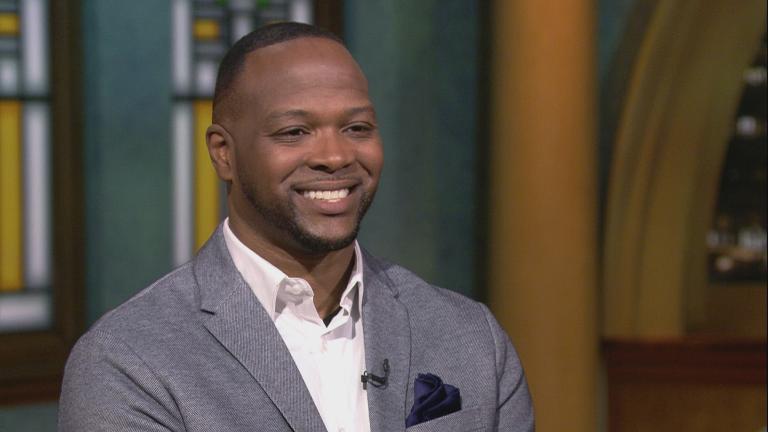 Terrance Wallace appears on “Chicago Tonight” on Feb. 5, 2020. (WTTW News)