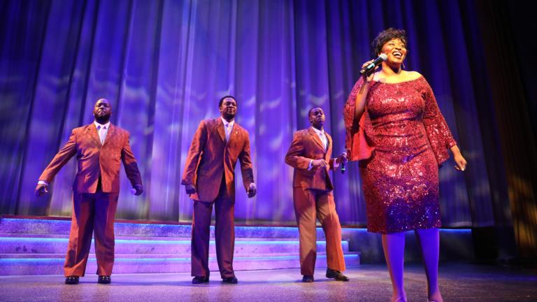 A scene from “That’s What Friends Are For,” now playing at the Black Ensemble Theater. (Courtesy of the Black Ensemble Theater)