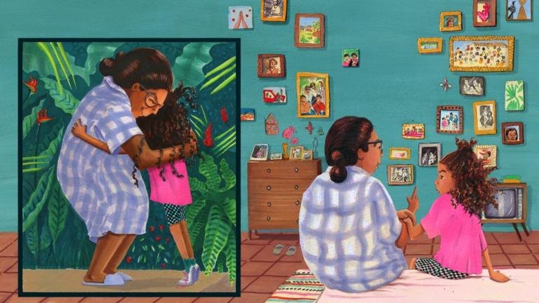 An image from “Tíos and Primos” by Jacqueline Alcántara. (Courtesy of Penguin Random House)