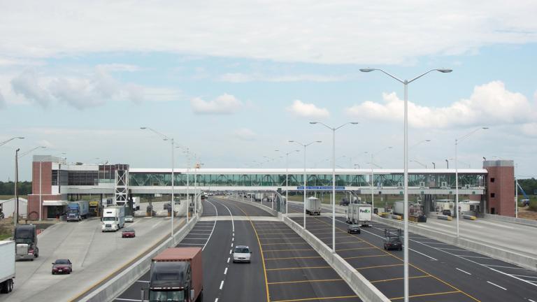 Open Road Tolling: South Beloit Toll Plaza, Image Credit: Illinois Tollway