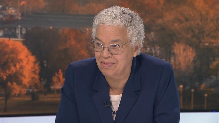 Cook County Board President Toni Preckwinkle on "Chicago Tonight" on Oct. 14, 2024. (WTTW News)