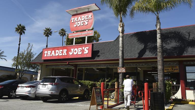 A Feb. 26, 2020 file photo shows the original Trader Joe’s grocery store in Pasadena, Calif. (AP Photo/Chris Pizzello, File)