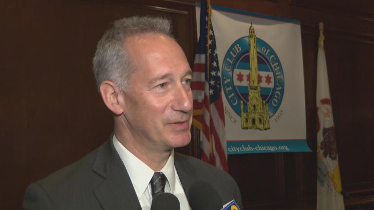 Chicago Inspector General Joe Ferguson takes questions from the media on July 18, 2018. (Chicago Tonight)