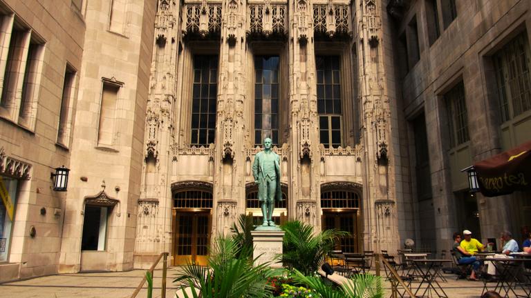 Tribune Tower on Chicago's Michigan Avenue. (Ken Lund / Flickr)