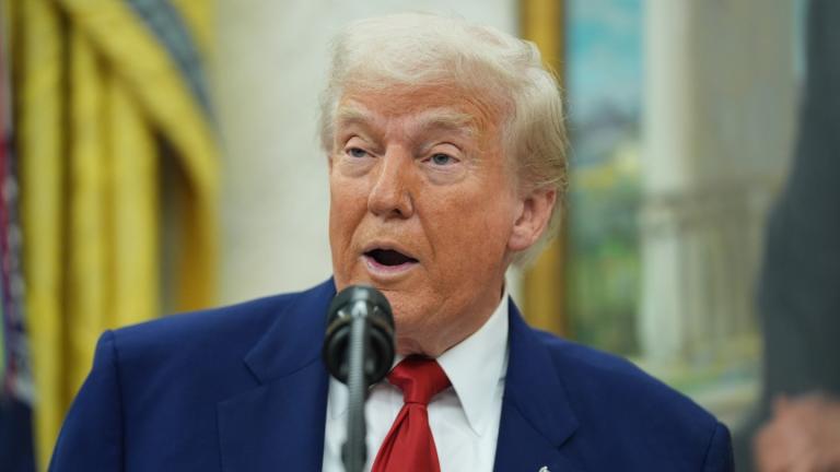 President Donald Trump speaks during a swearing in ceremony for interim U.S. Attorney General for the District of Columbia Jeanine Pirro, Wednesday, May 28, 2025, in the Oval Office of the White House in Washington. (AP Photo / Evan Vucci)
