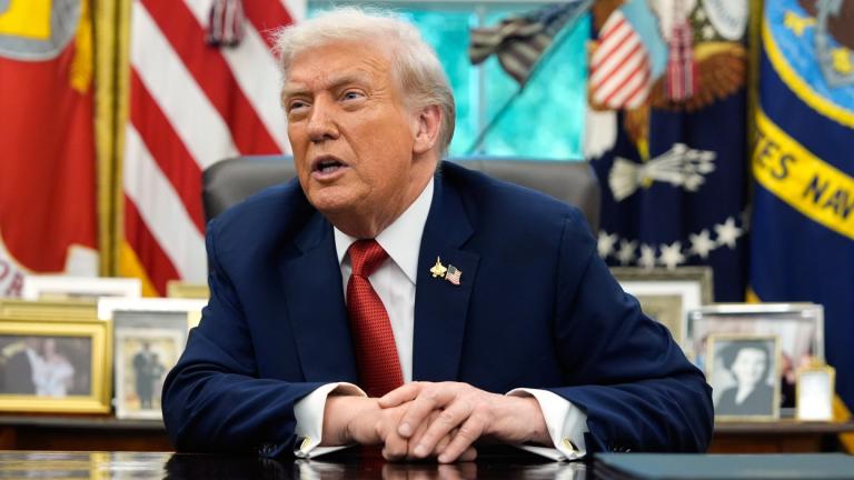 President Donald Trump speaks after signing an executive order regarding TikTok in the Oval Office at the White House, Thursday, Sept. 25, 2025, in Washington. (AP Photo / Alex Brandon)