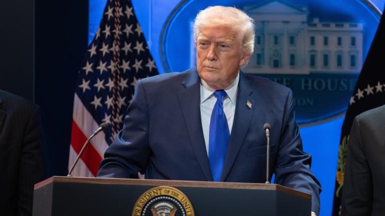 President Donald Trump speaks during a press briefing at the White House, Friday, Feb. 20, 2026, in Washington. (AP Photo / Allison Robbert)