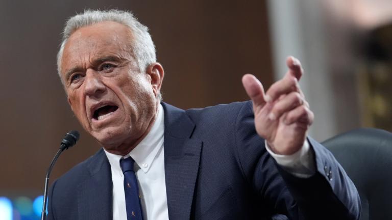Robert F. Kennedy Jr., President Donald Trump's choice to be Secretary of Health and Human Services, appears before the Senate Finance Committee for his confirmation hearing at the Capitol in Washington, Wednesday, Jan. 29, 2025. (J. Scott Applewhite / AP Photo)