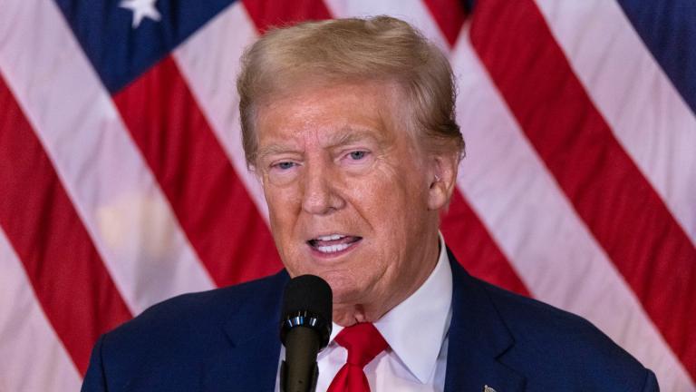 Republican presidential nominee former President Donald Trump speaks during a news conference held at Trump Tower, Friday, Sept., 6, 2024. (AP Photo / Stefan Jeremiah)