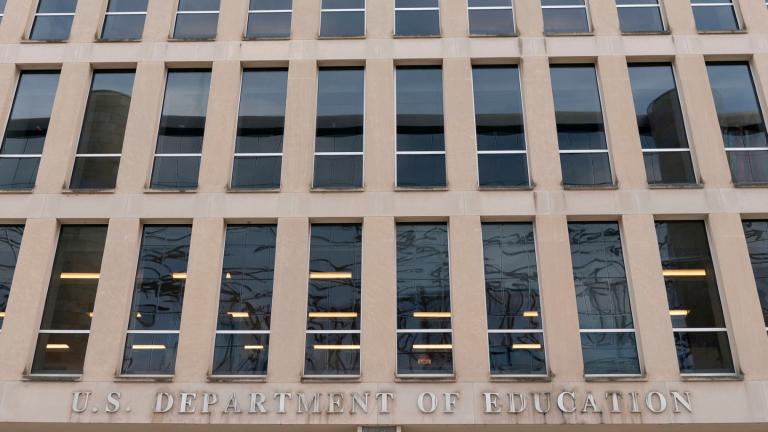 FILE - The U.S. Department of Education building is seen in Washington, Nov. 18, 2024. (AP Photo / Jose Luis Magana, File)